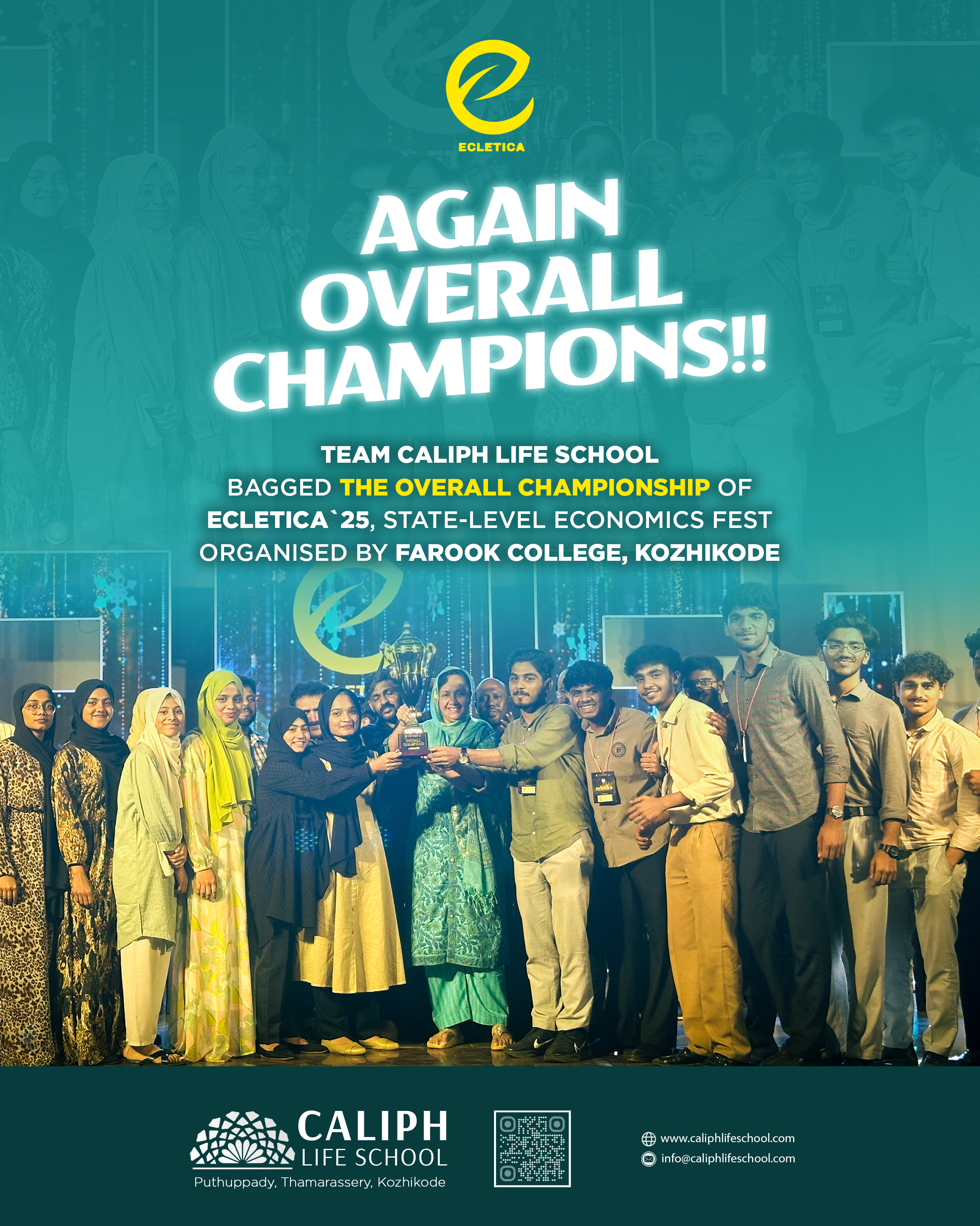 OVERALL CHAMPIONS, ECLETICA MANAGEMENT FEST, FAROOQ COLLEGE